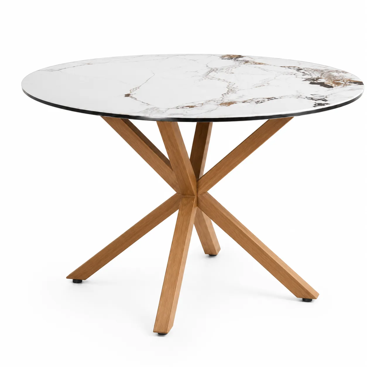 Mesa Warwick Redonda Stone Wood
