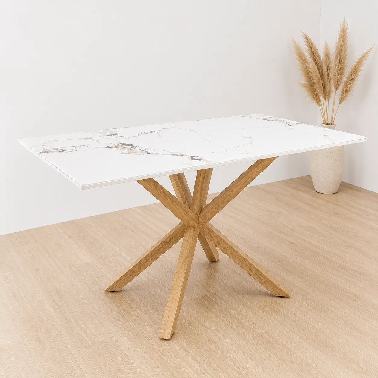 Mesa Rectangular Warwick Stone Wood