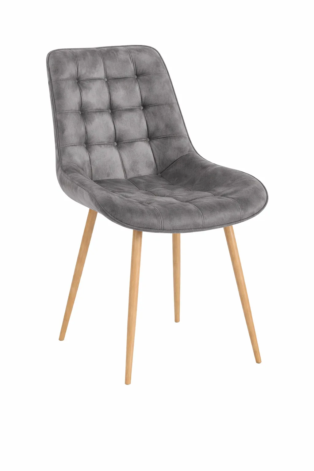 Silla Boton Pu Envejecido Wood