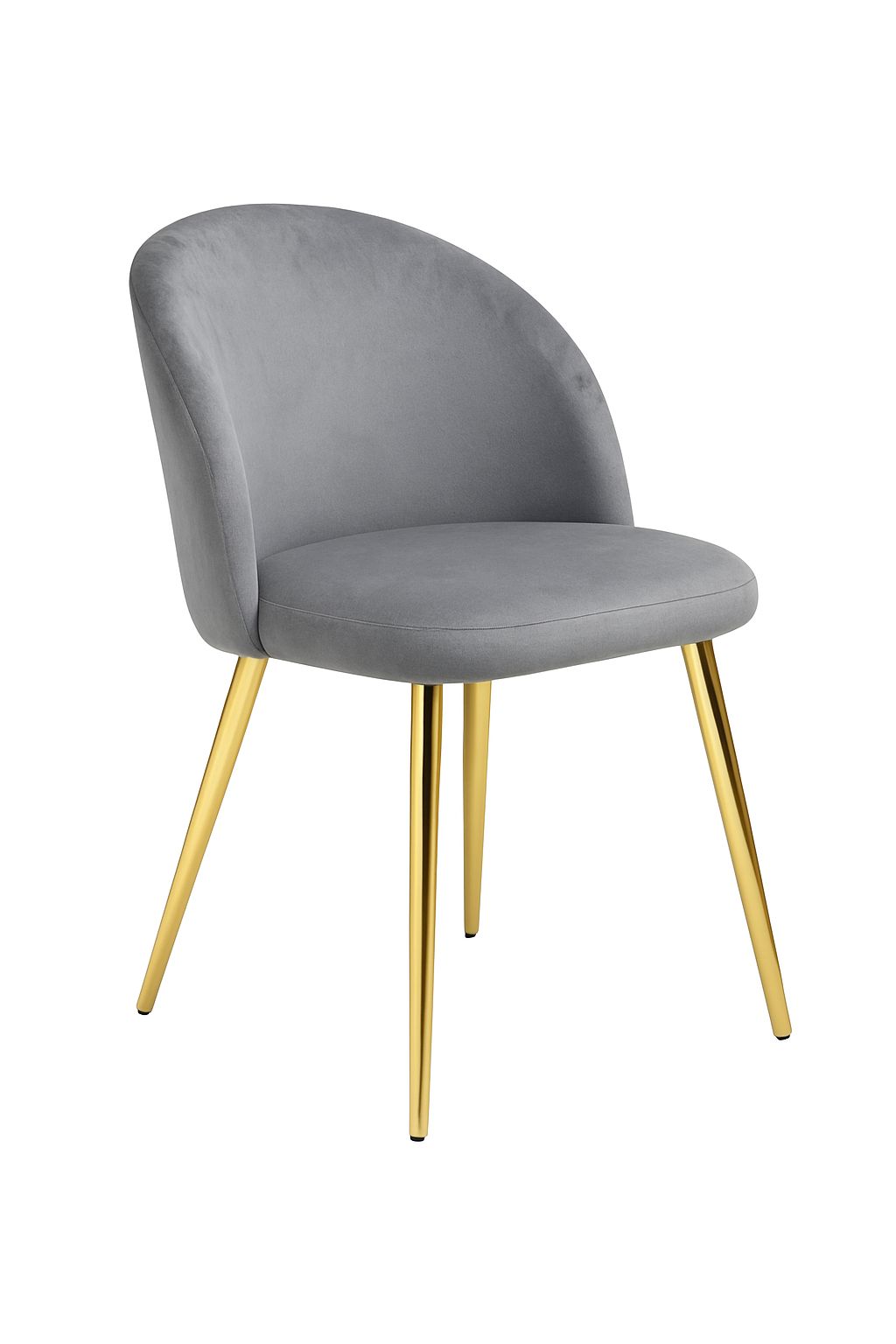 Silla Tokio Felpa Lisa Gold