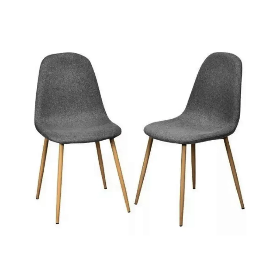Set 2 Sillas Milano Lino Wood