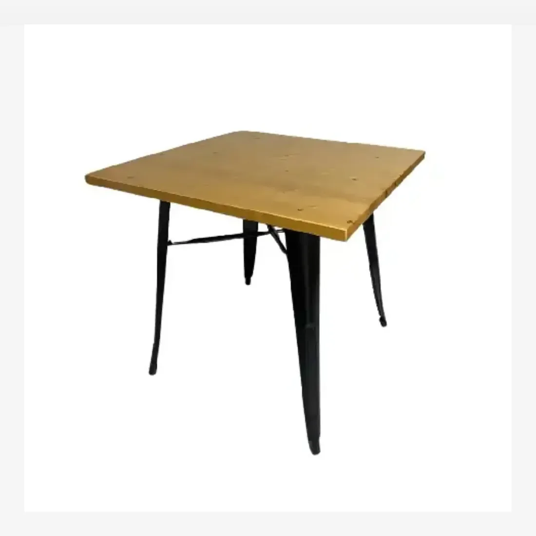 Mesa Tolix con Cubierta de Madera
