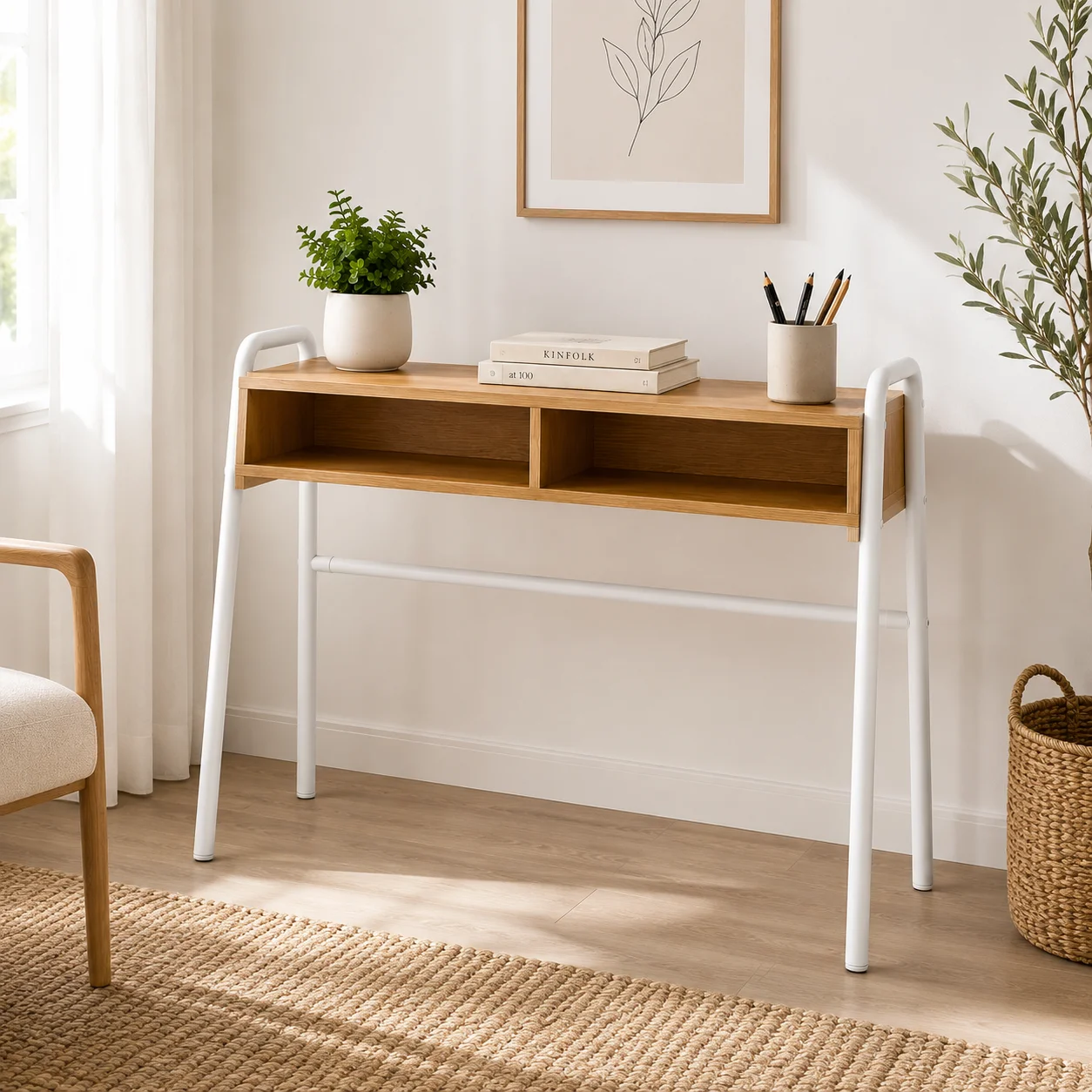 Escritorio Amsterdam Blanco Wood