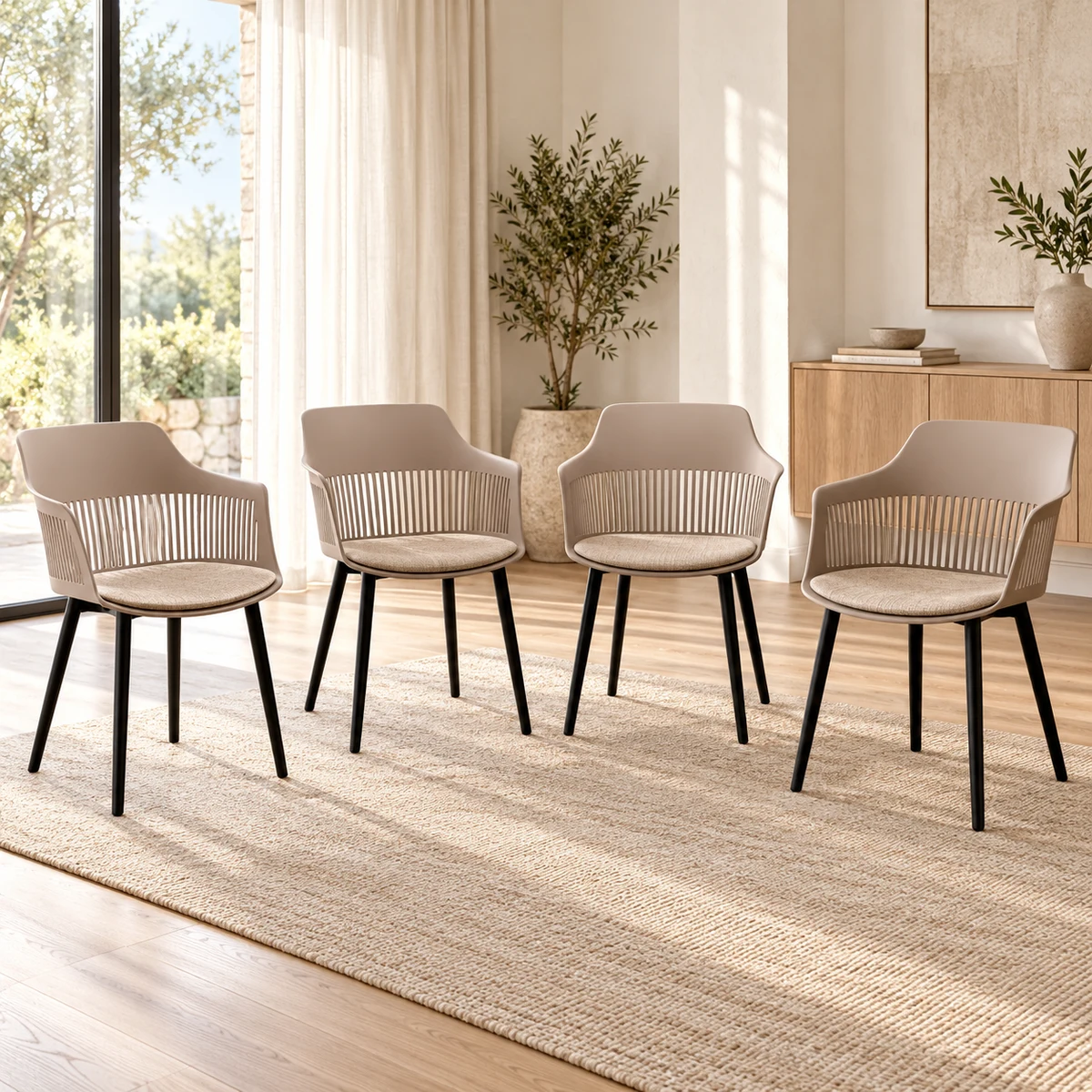 Set de 4 Sillas Mac