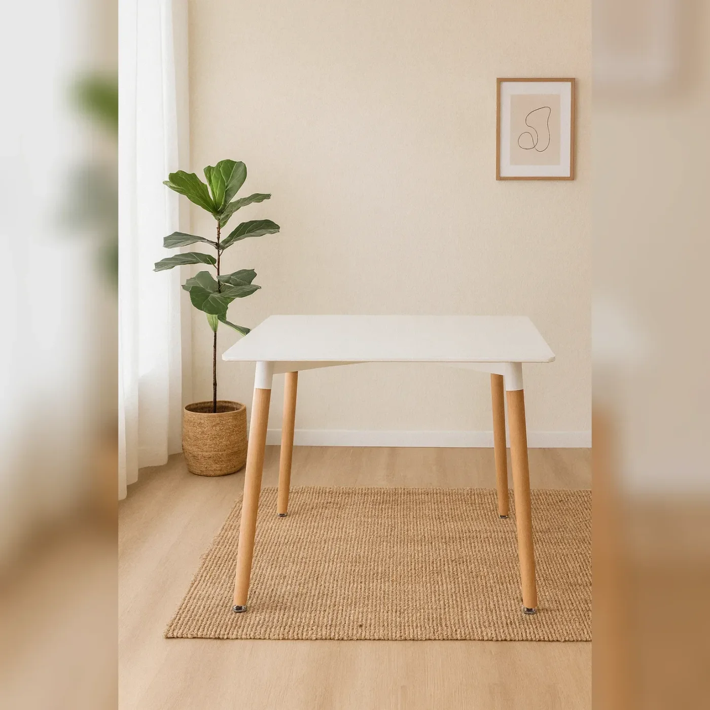 Mesa cuadrada 80x80 cm