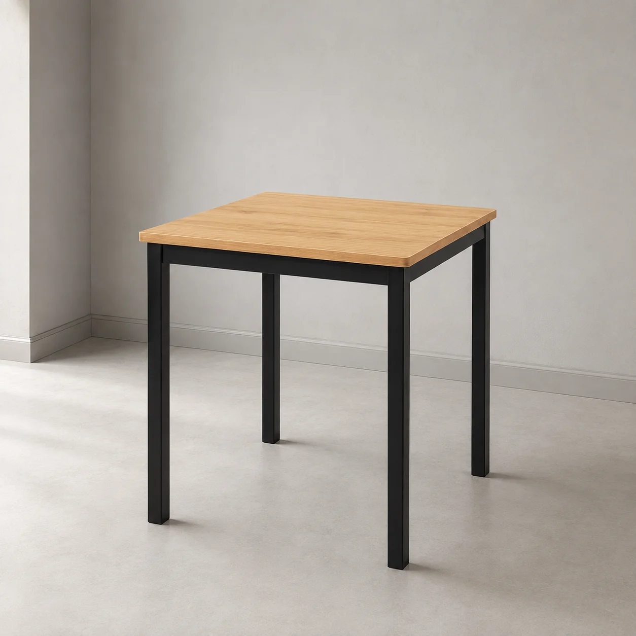 Mesa Cuadrada Resto Wood Black