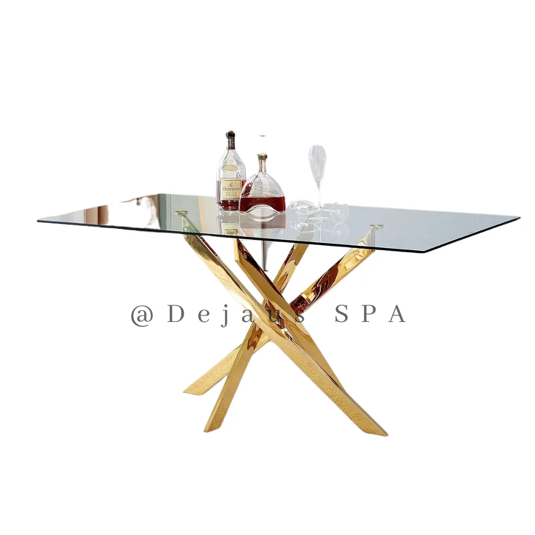 Mesa Dubai Rectangular Gold