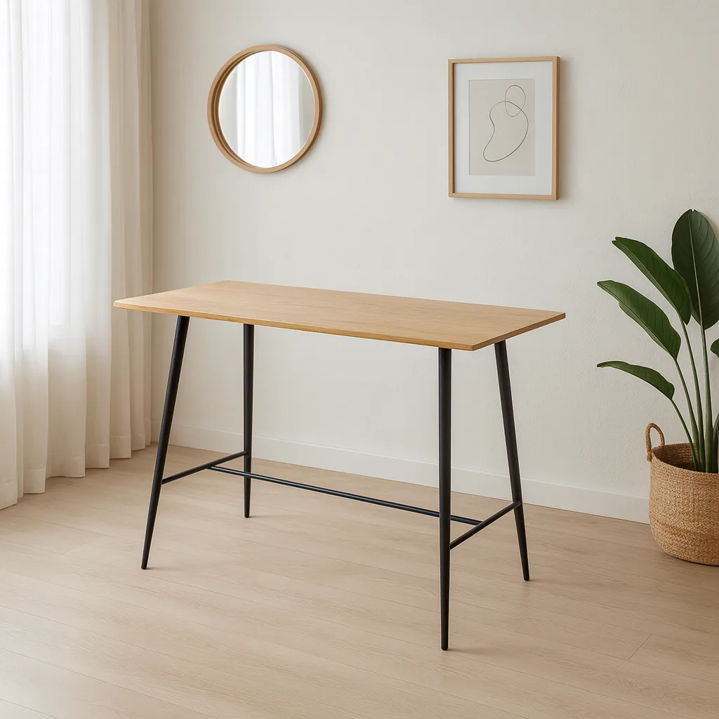 Mesa Rectangular Lyon Bar Madera