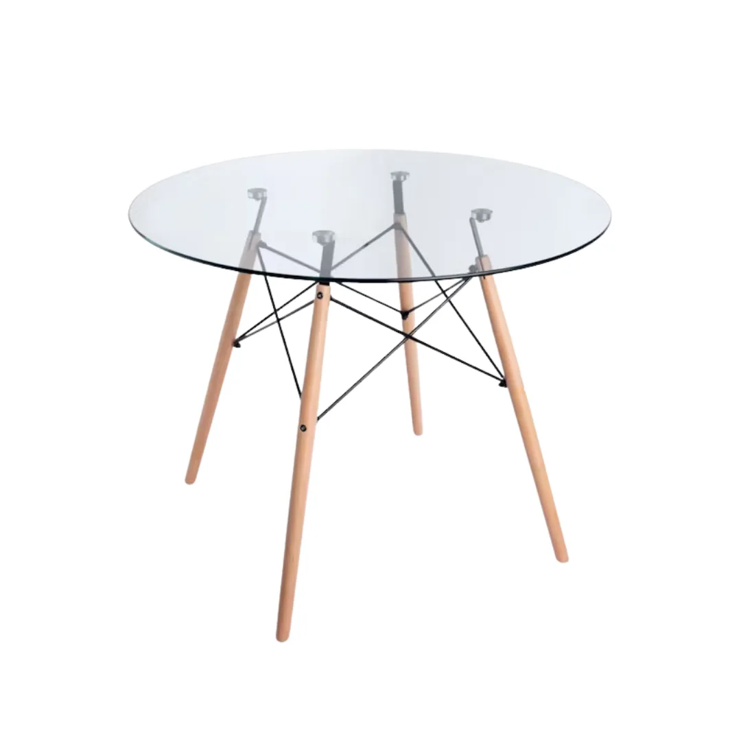 Mesa Redonda  Eames Vidrio
