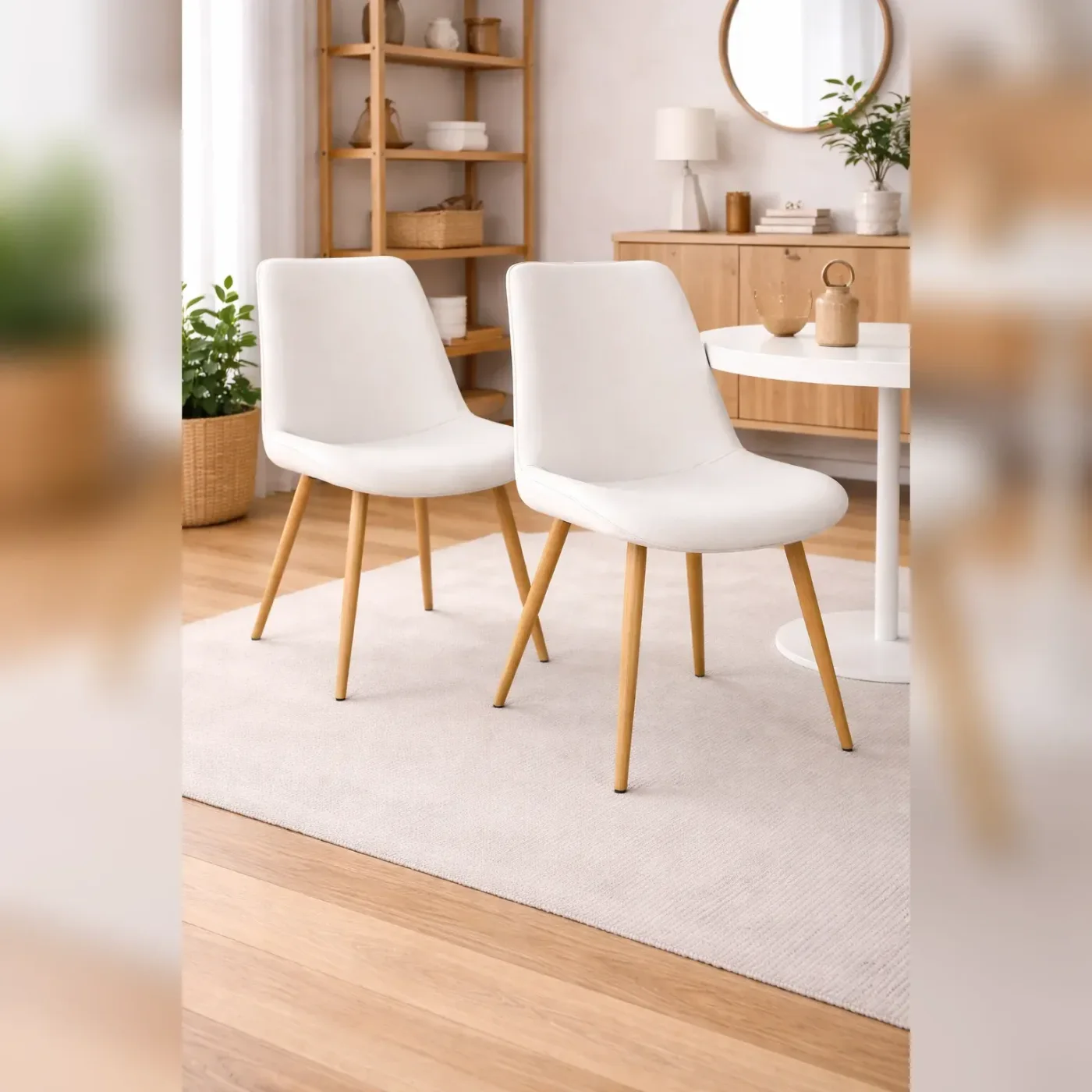 Set de 2 Sillas Tiffany Lino Wood
