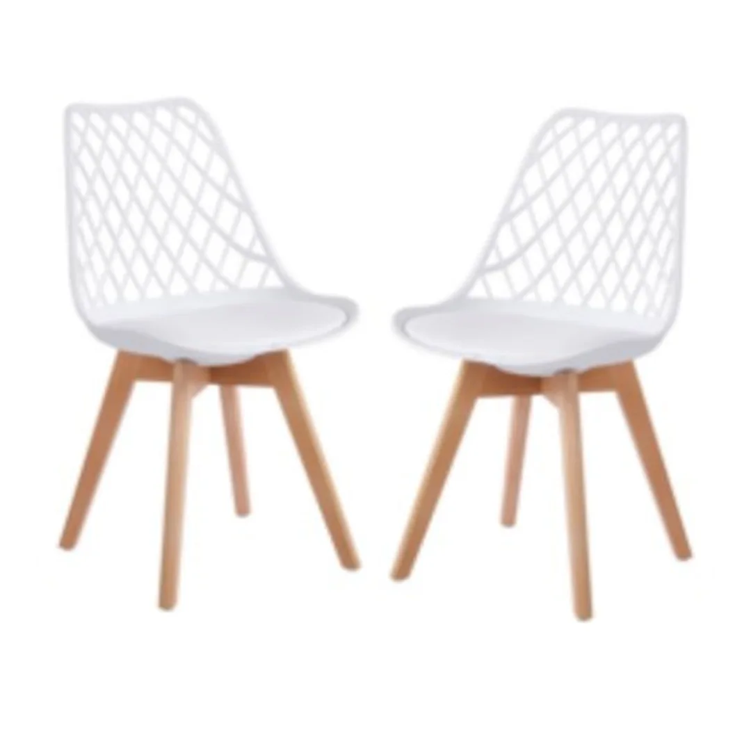 Set de 2 Sillas Tulip Mesh