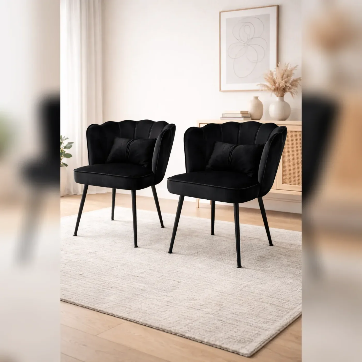 Pack 2 Sitial Corona Black