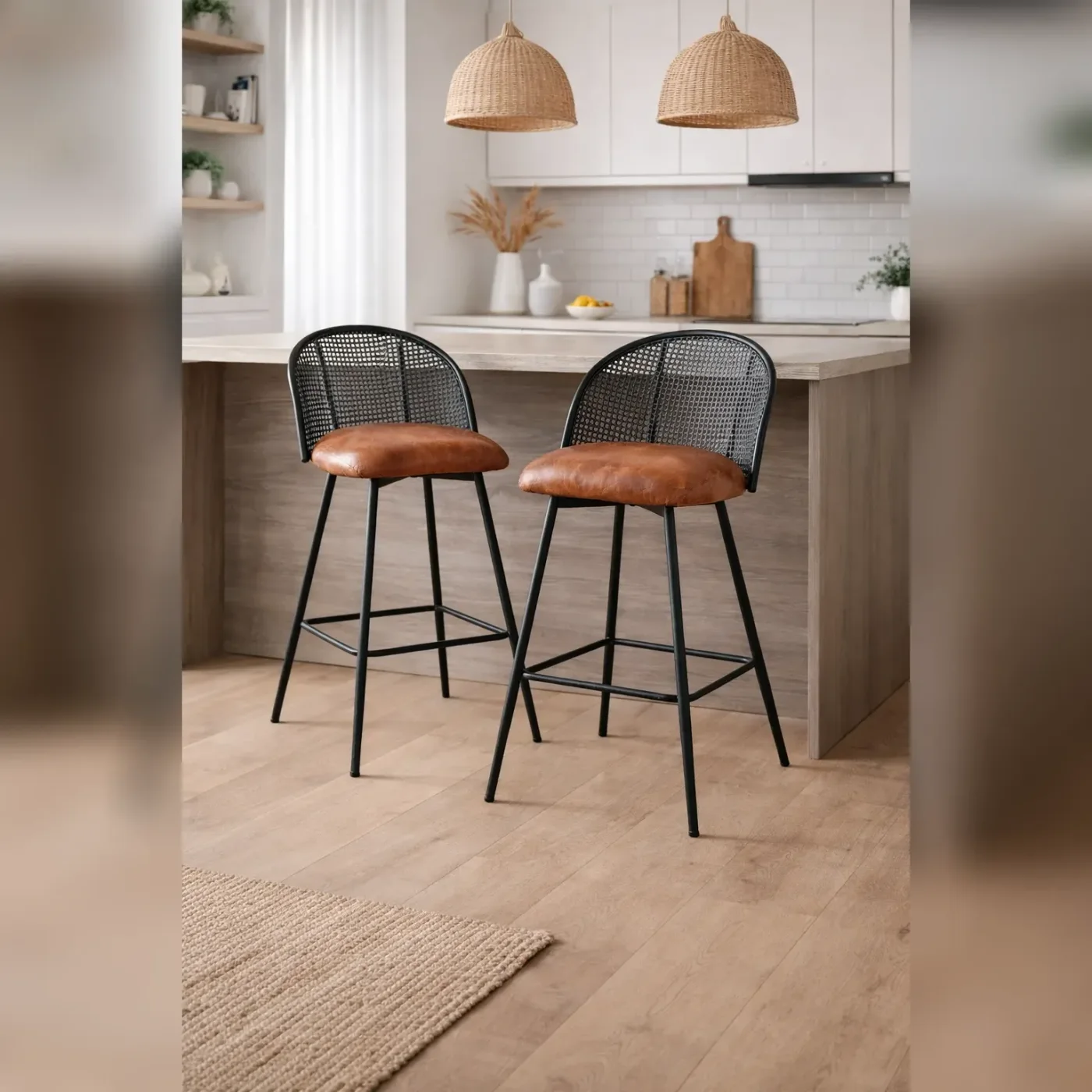 Set de 2 Taburetes Tokio 360 Rattan