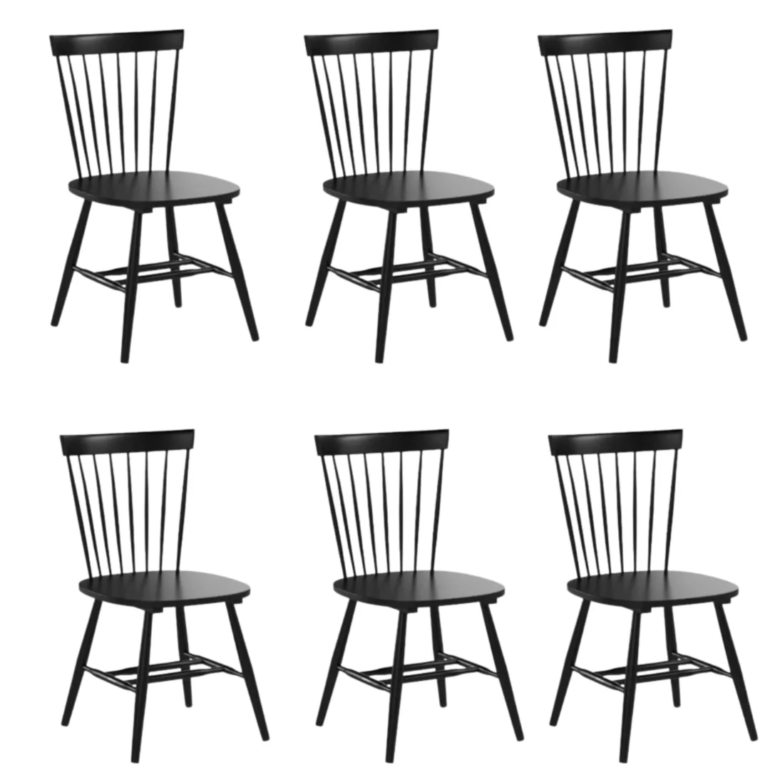 Set de 6 Sillas Windsor Madera