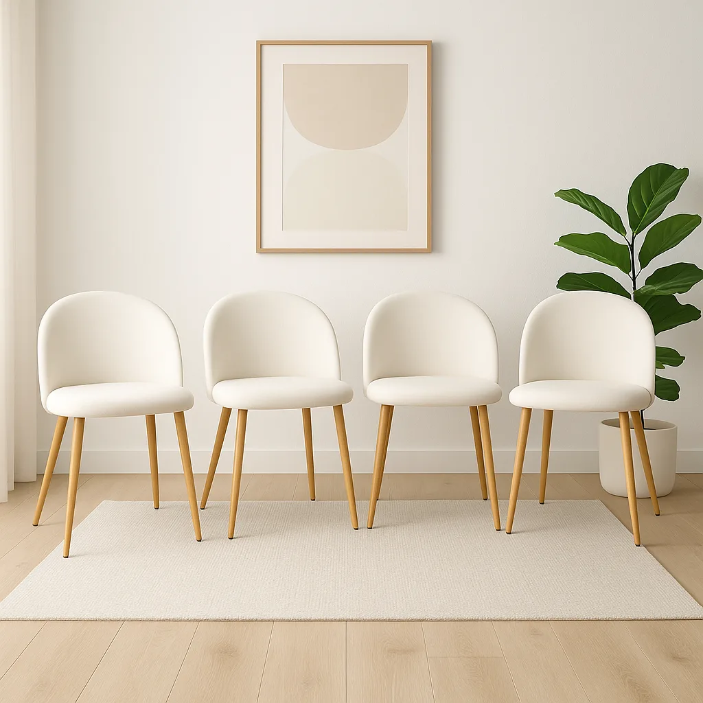 Set de 4 Silla Tokio Lino Wood