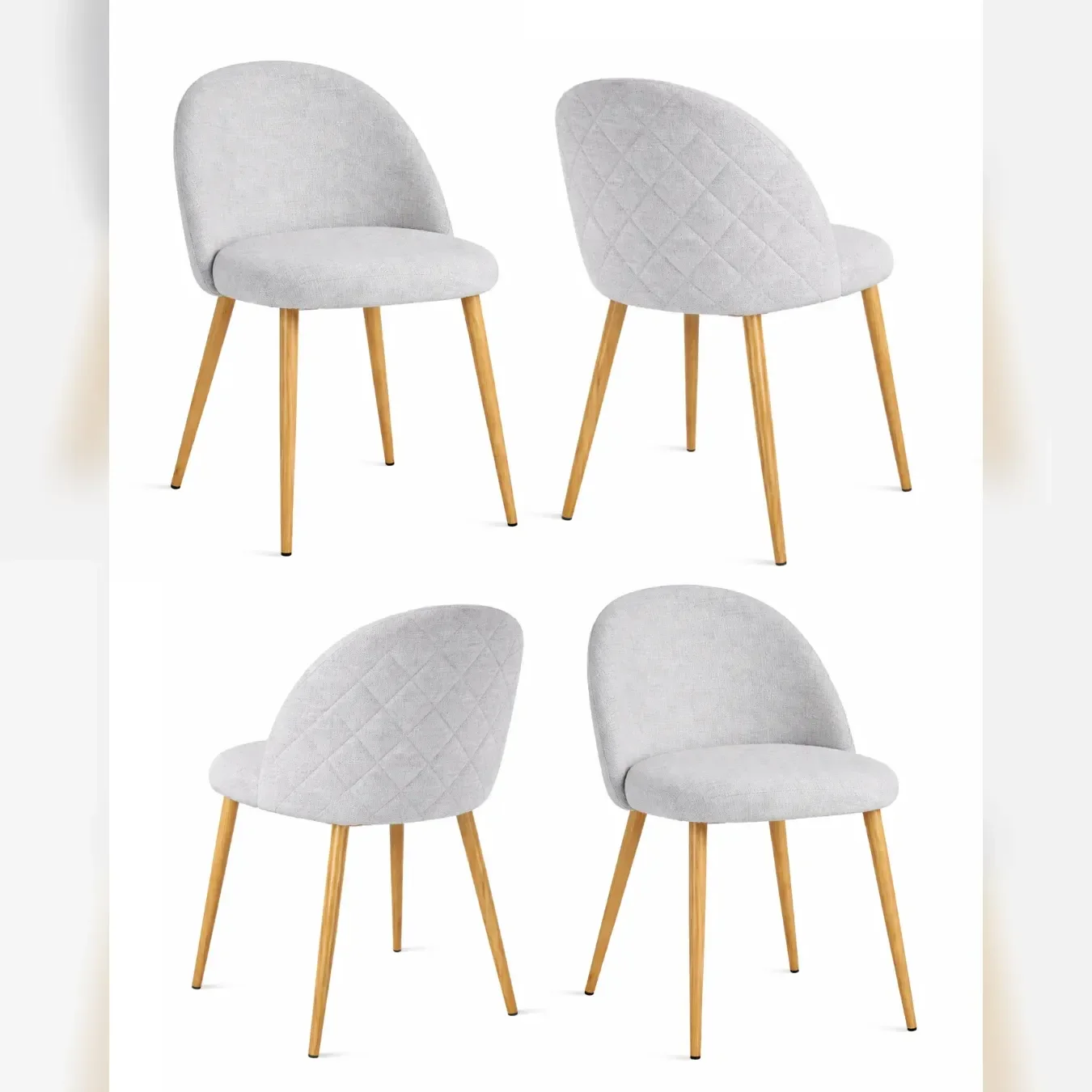Set de 4 Sillas Tokio Lino Arpi Wood