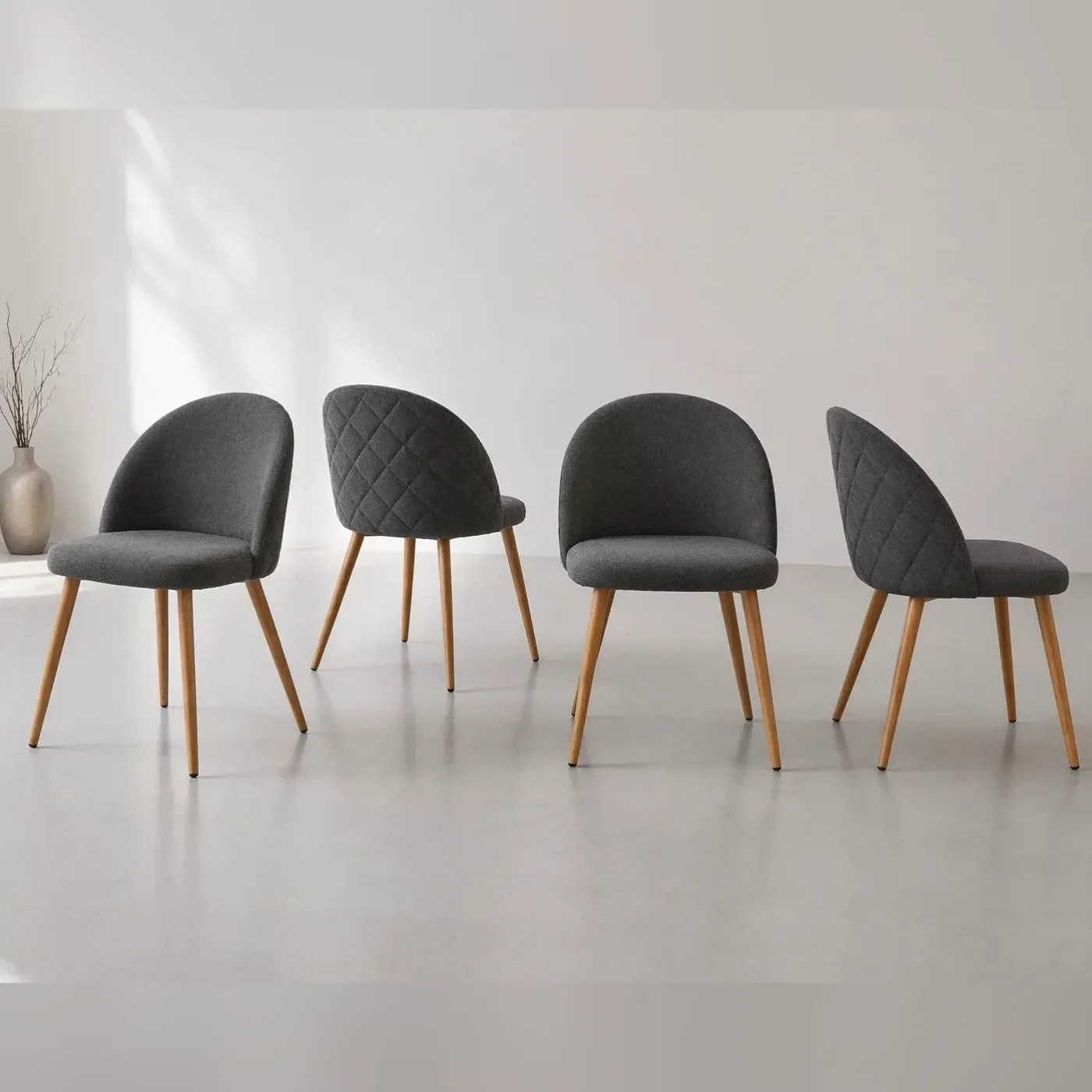 Set de 4 Sillas Tokio Lino Arpi Wood