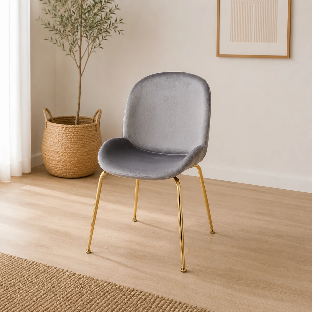 Silla Beetle Felpa Gold