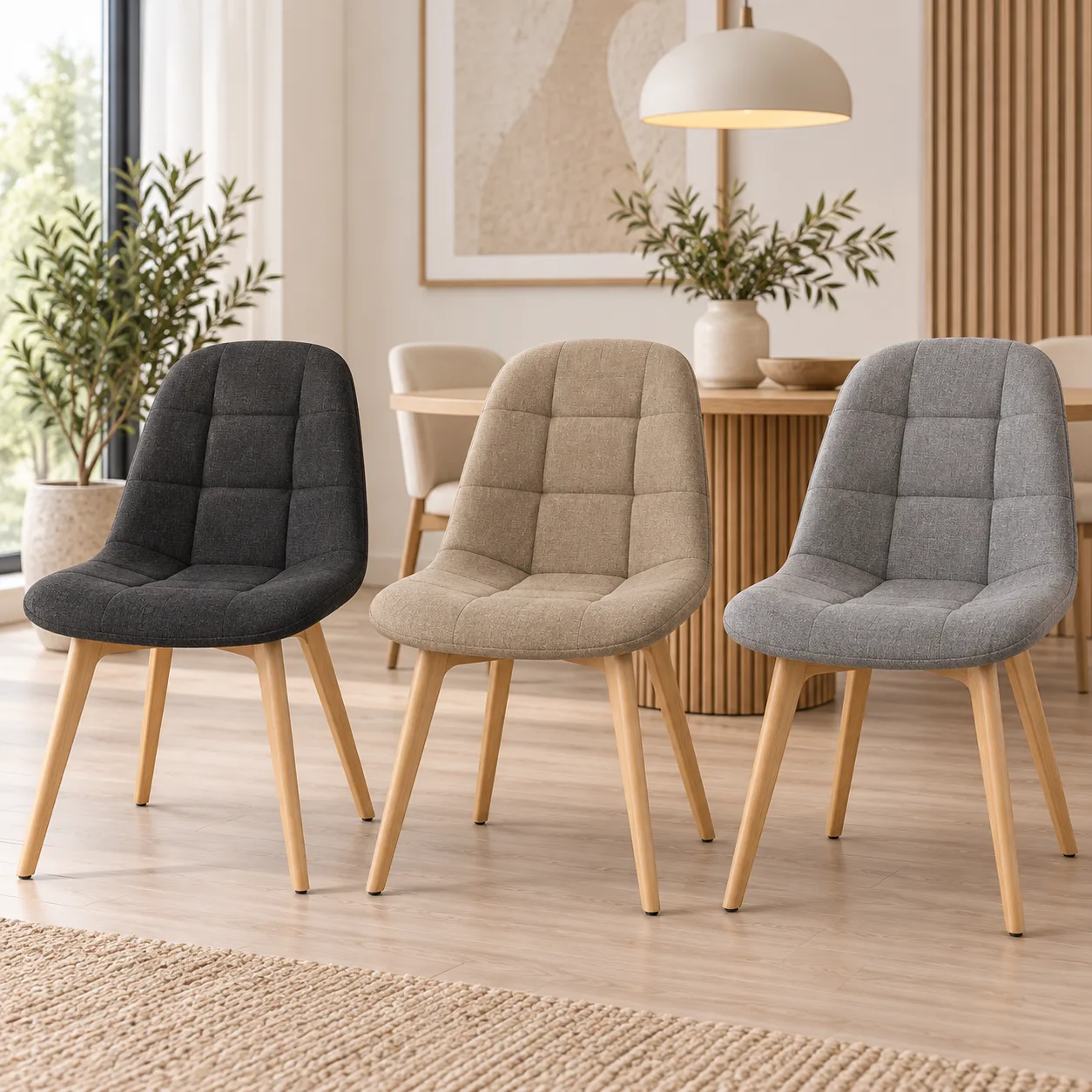 Silla Capitone Lino