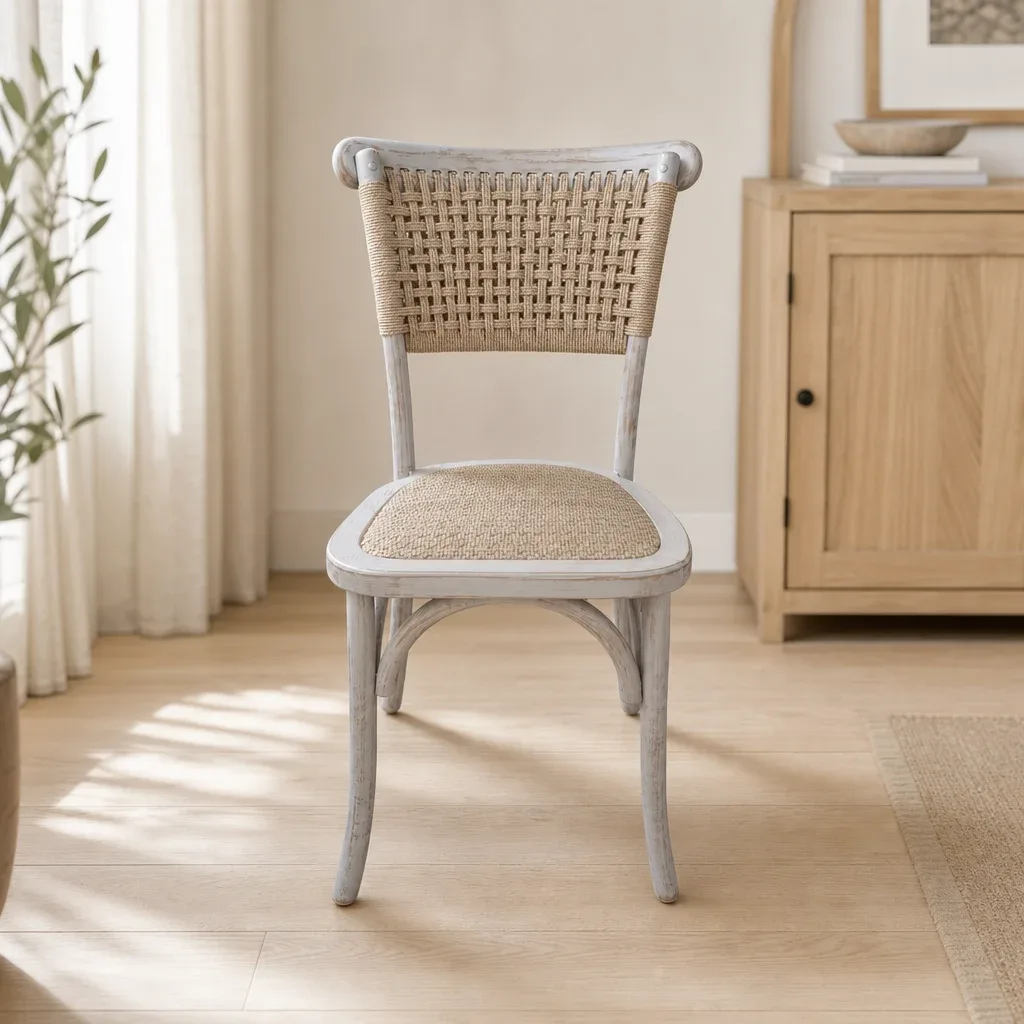 Silla Crossback Madera Yute