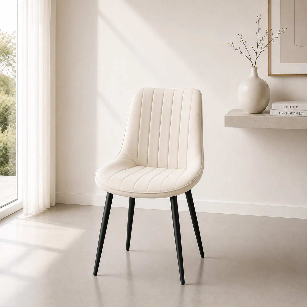 Silla Luxury Felpa Black