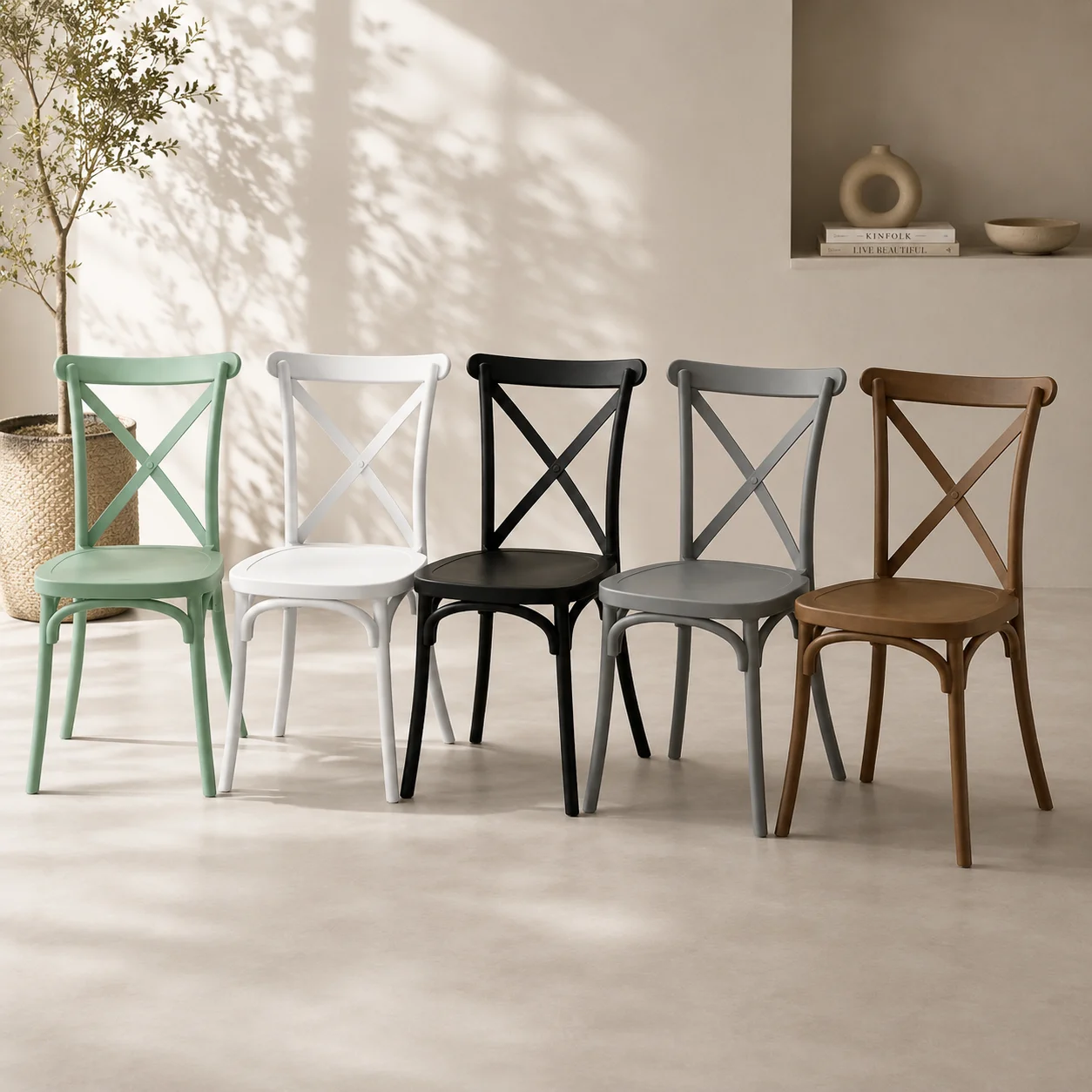 Silla Terraza Crossback Polipropileno