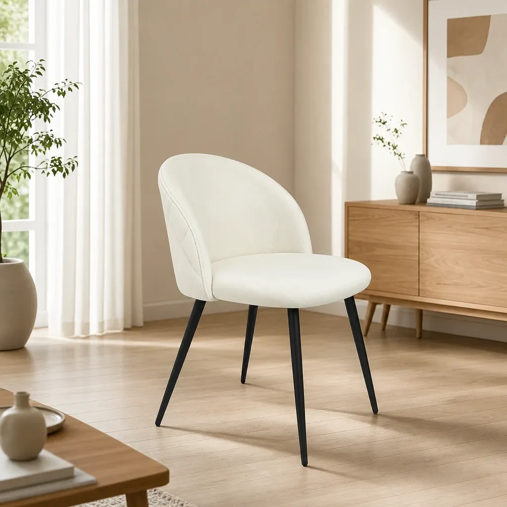 Silla Tokio Felpa Black