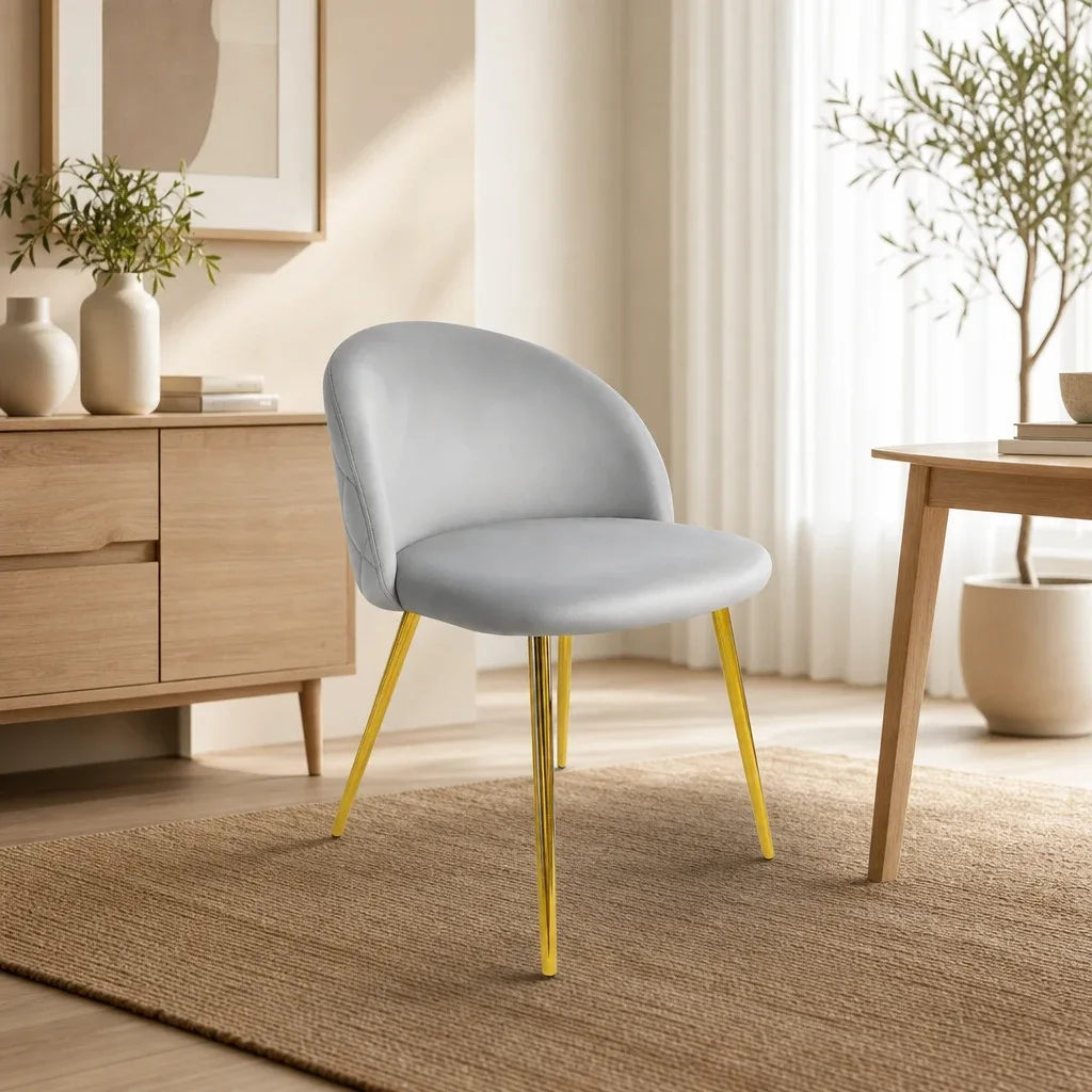 Silla Tokio Felpa Gold