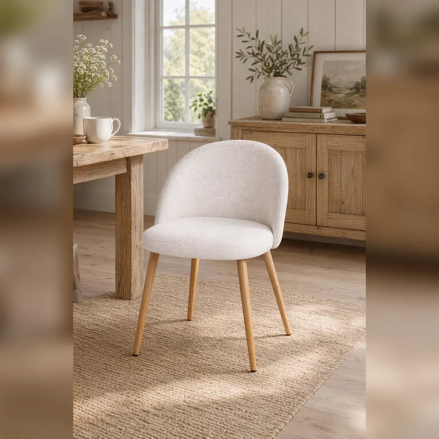 Silla Tokio Lino Arpi Wood