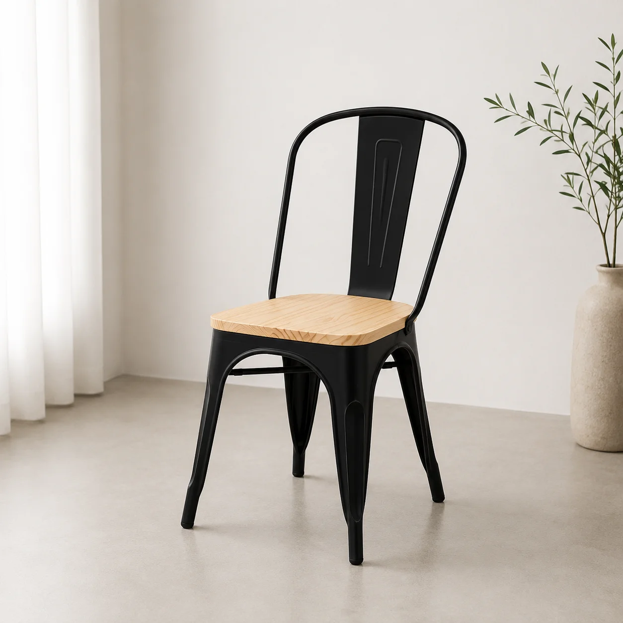 Silla Tolix Madera
