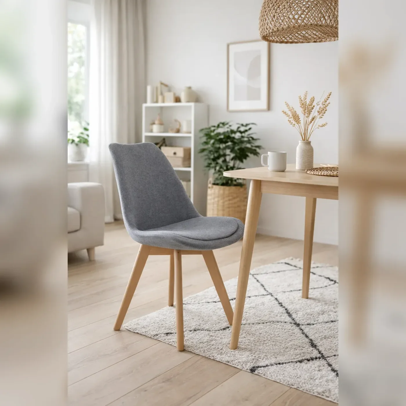 Silla Tulip Lino