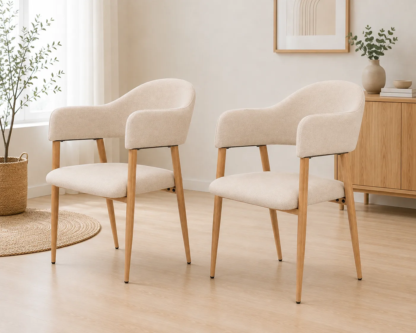 Sitial Siena Lino Wood