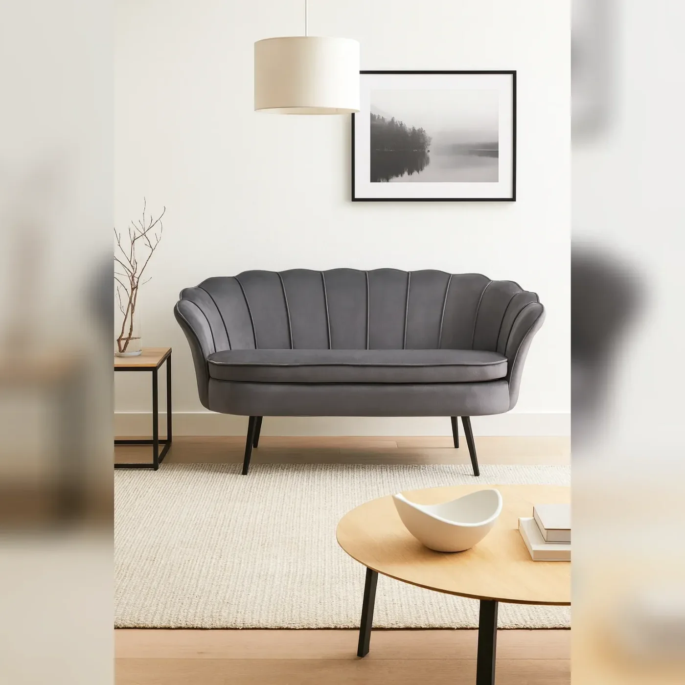 Sofa Corona 3 puestos Gris