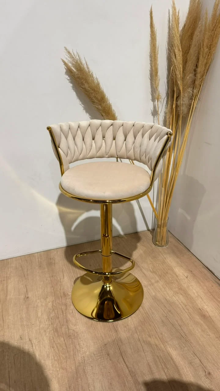 Taburete Mónaco Regulable Gold