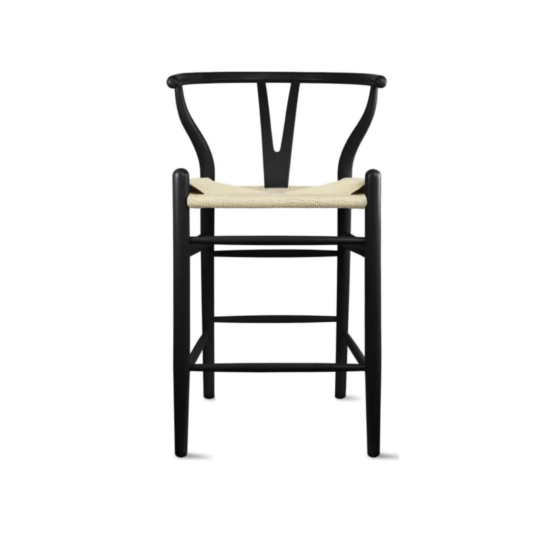 Taburete Wishbone Madera